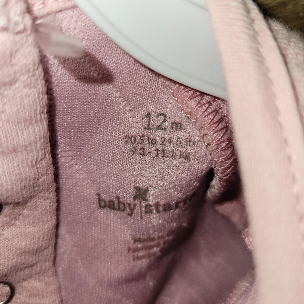 Baby Starters Girls 2 Piece Outfit Size 12 Months Pink New